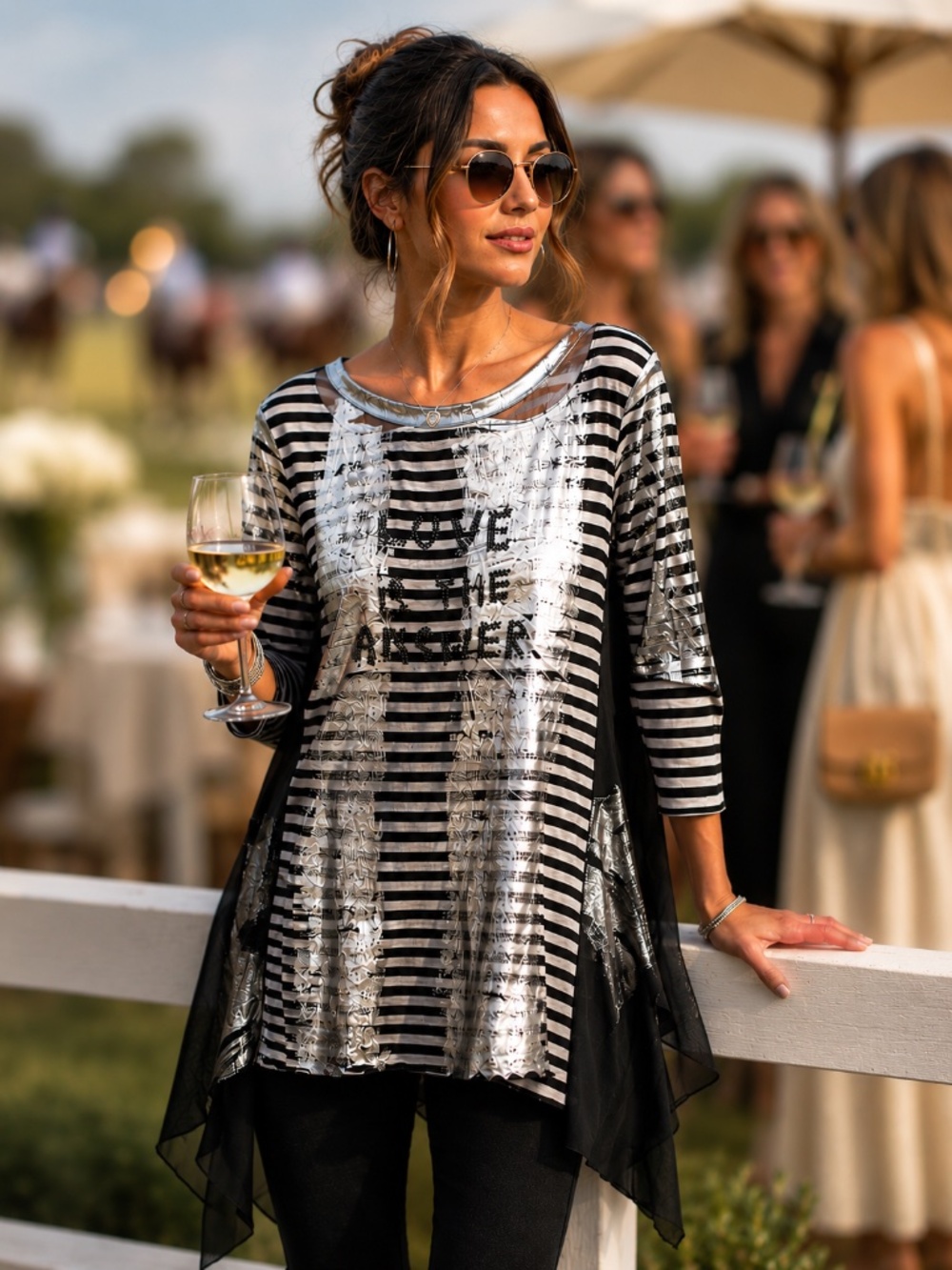 Elisa Canaletto Daniela Dallavalle Italian Tunic Top. Size L